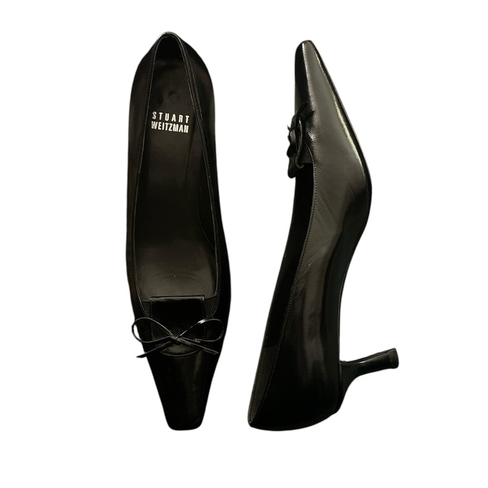 Stuart Weitzman Y2K Black kitten heels